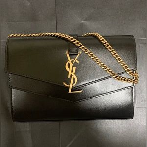 Authentic YSL Sulpice Double Flap Chain Bag